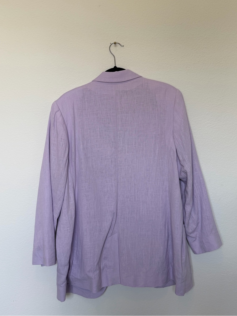 Express Pastel Lilac linen blazer - Picture 4 of 4